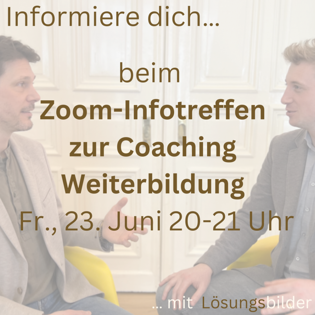 Online-Info-Treffen für die Weiterbildung zum Systemischen Coach 